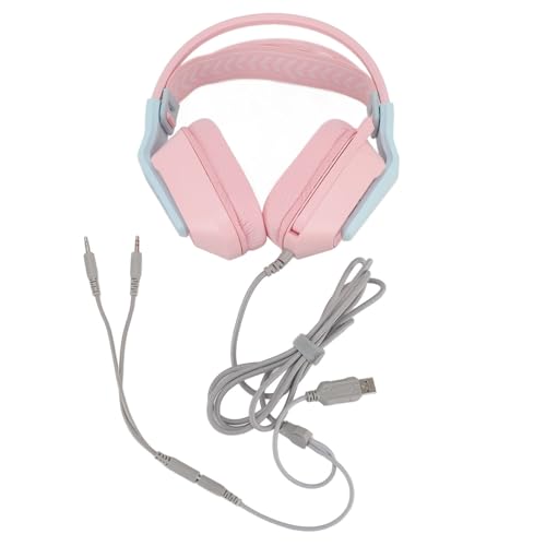Kabelgebundenes Gaming-Headset. Kabelgebundenes Gaming-Headset mit Mikrofon, Verstellbaren Ohrpolstern aus Memory-Schaum, Plug-and-Play für PC, Laptop, Spielekonsole, Komfortables und Bild 6