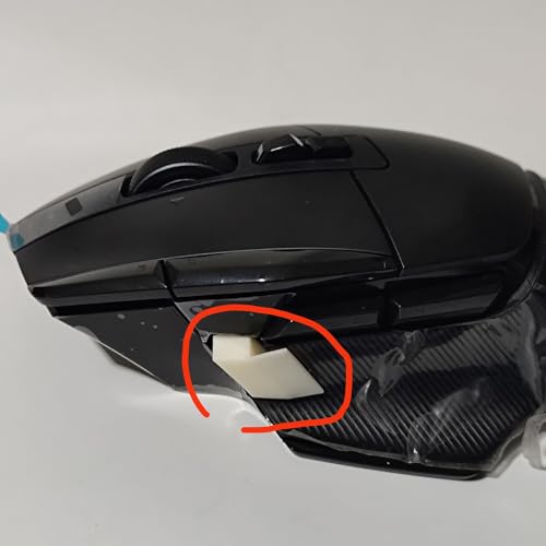 Anpassbare Maus Seitentasten Tasten Ersatz für G502X Gaming Abdeckungszubehör, ergonomische Taste Bild 5