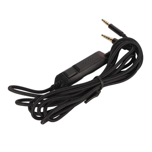 Ersatzkabel für Gaming-Headset mit Inline-Stummschalt- und Lautstärkeregler, kompatibel mit G633 und G933, geflochtenes 2-m-Soundkabel mit Mikrofon für One, PC und Bild 5