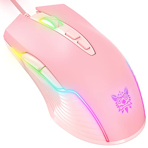 Eacam ONIKUMA CW905 USB-Kabel-Gaming-Maus, RGB-LED-Licht, E-Sport-Maus, Verstellbar, 6400 DPI Bild 1