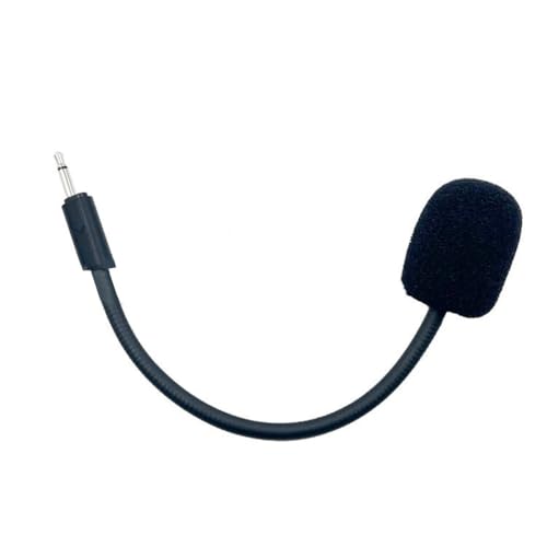 Ersatz-Mikrofon für JBL Q100 kabelgebundene Gaming-Headsets, omnidirektionales Kondensatormikrofon mit flexiblem Galgenarm und Windschutzscheibe, Schwarz Bild 4