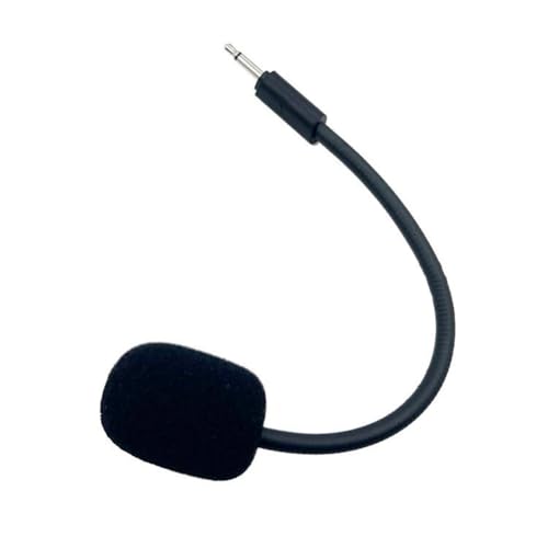 Ersatz-Mikrofon für JBL Q100 kabelgebundene Gaming-Headsets, omnidirektionales Kondensatormikrofon mit flexiblem Galgenarm und Windschutzscheibe, Schwarz Bild 5