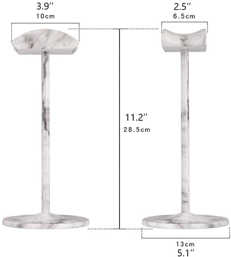 Kopfhörerständer Universal Kopfhörerständer Halter Gaming Headset Ständer Kopfhörer Display Rack Aufhänger Halterung Für Over Ear Headsets Stabil & Platzsparend(Maple Texture) Bild 2
