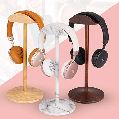 Kopfhörerständer Universal Kopfhörerständer Halter Gaming Headset Ständer Kopfhörer Display Rack Aufhänger Halterung Für Over Ear Headsets Stabil & Platzsparend(Maple Texture) Bild 6