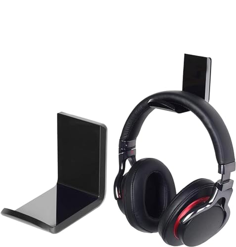 Kopfhörerständer Kopfhörerklemme, Klebriger Headset-Aufhänger, Headset-Ständer-Halter-Clip Unter Schreibtisch, PC-Gaming Stabil & Platzsparend Bild 5