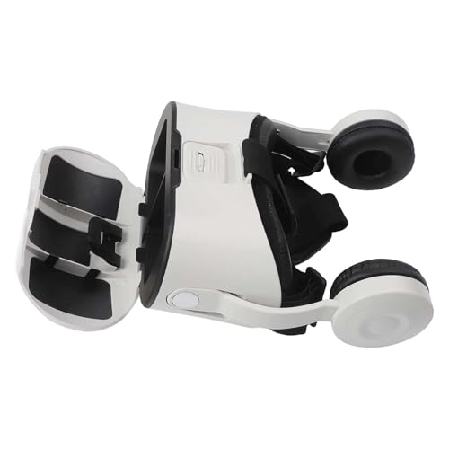 EasyByMall VR Headset mit eingebauten Kopfhörern und Controller, 110° FOV 3D Virtual Reality Brille für iOS & Android Handys (5,5-6,7 Zoll), immersives Gaming und Movie Viewer Bild 5