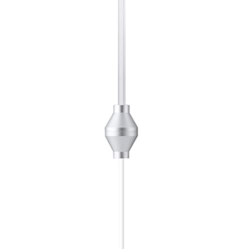 Einzelkopfhörer-Luftschlauch-Headset, Professionelles Audio-Headset mit Geräuschunterdrückung, Mikrofonsteuerungs- für und Geräte (White) Bild 2