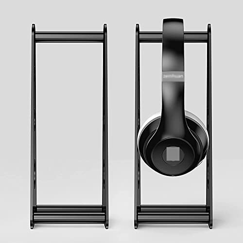 Kopfhörer Ständer Für Zuhause Kopfhörerständer Aus Aluminiumlegierung, Gaming-Headset-Ständer, Headset-Aufhänger, Schreibtisch-Organizer, Unterstützung Für Zuhause Oder Büro Büro Studie(Black) Bild 4