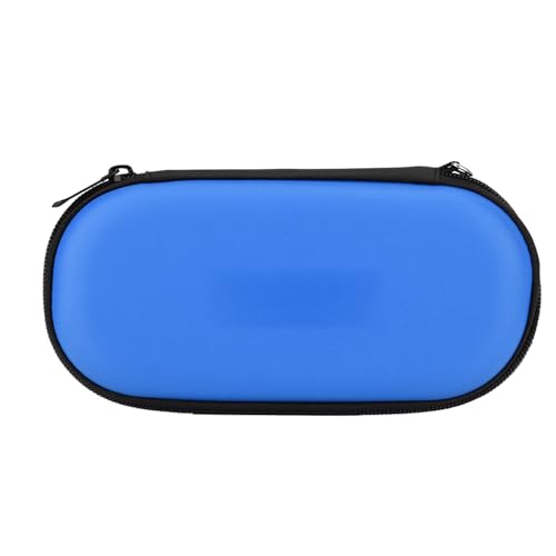 Schützende, Stoßfeste Hartschalen-Tragetasche für PS , Kompakte Aufbewahrungstasche für Reisende, Wasserdichtes ABS-Material, Schwarz/Rot/Blau, 7,9 * 3,9 * 1,6 Zoll (Blue) Bild 5