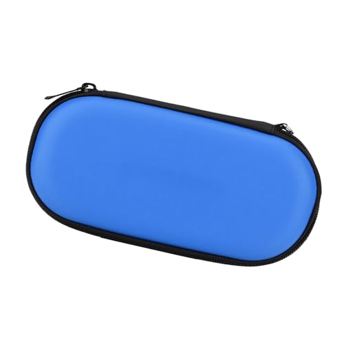 Schützende, Stoßfeste Hartschalen-Tragetasche für PS , Kompakte Aufbewahrungstasche für Reisende, Wasserdichtes ABS-Material, Schwarz/Rot/Blau, 7,9 * 3,9 * 1,6 Zoll (Blue) Bild 6