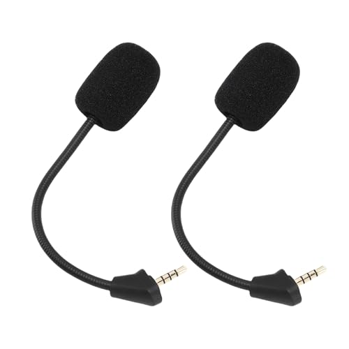 Gaming-Headset-Mikrofon-Ersatz, Abnehmbarer Mikrofonarm mit Geräuschunterdrückung für Klare Kommunikation, 3,5-mm-Ersatzmikrofon für Headsets Bild 2