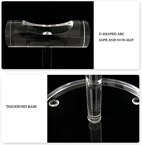Ständer Kreativer Headset-Ständer, Kopfhörerhalter, Acrylkristall-Headset-Aufhänger, Ausstellungstheke, Gaming-Headset-Halter Kopfhörer Bild 3
