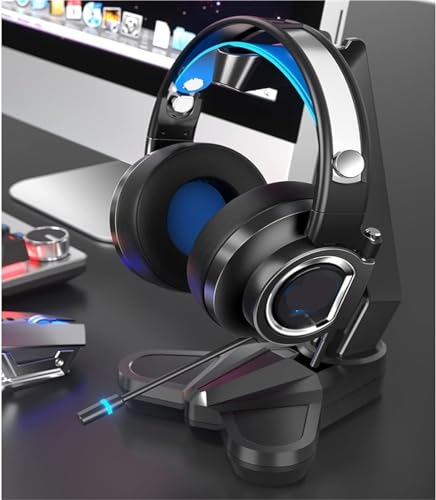 Kopfhörerständer Headset-Halter, Management-Tablett, Gamer-Kopfhörerhalter, Schreibtisch-Organizer, PC-Gaming-Headset-Ständer Stabil & Platzsparend Bild 6