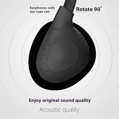 Atmungsaktives, verstellbares Headset, 16 Ω Impedanz, weiche Schwamm-Ohrpolster, 3,5 mm Draht, faltbares Design für erweitertes Spielen, tragbare Kopfhörer mit Mikrofonen Bild 4