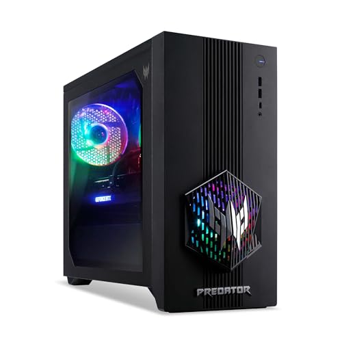 Acer Tower | Predator Orion 3000 | Core Ultra 5 225F | RAM: 16GB | SSD: 1TB | NVIDIA RTX 5060 | Sichtfenster | RGB | Gaming Tastatur und Maus | Windows 11 Pro | Sicherungsstick Bild 1