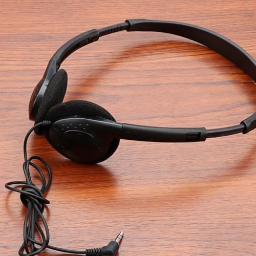 VALICLUD Schwarze Kopfhörer mit Hoher Klangqualität und Hoher Stabilität Kopfmontiertes Gaming Headset aus Kunststoff als Heim Headset Fürpc Spiele Bild 5