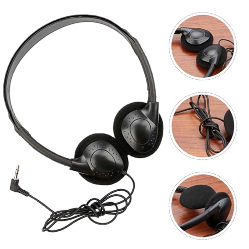 VALICLUD Schwarze Kopfhörer mit Hoher Klangqualität und Hoher Stabilität Kopfmontiertes Gaming Headset aus Kunststoff als Heim Headset Fürpc Spiele Bild 6