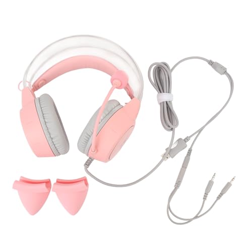 Cat Ear Gaming Headset Roseate RGB Light Stirnband Kabelgebundener Gaming-Kopfhörer mit Mikrofon für PC Laptop Spielekonsole RGB that Gam Cat Ear HeadsetCat Headset mit Bild 6