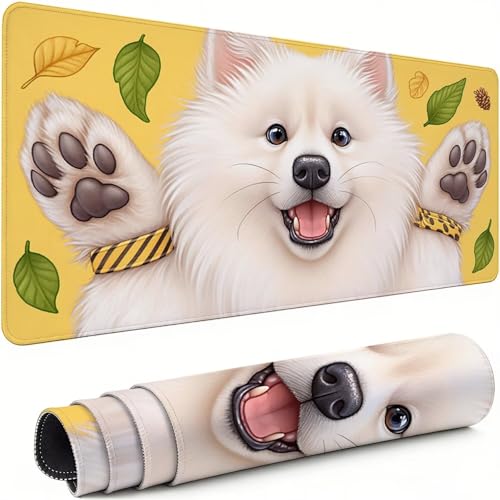 Mousepad XXL Gaming Ländlich , Rutschfeste Gummibasis & Geschmeidige Mikrofaser Oberfläche, Mauspad Verbessert Präzision und Geschwindigkeit Schreibtischunterlage Blume für Gamer Bürobedarf xg-981 Bild 1