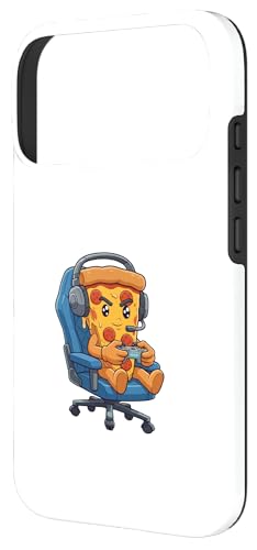 Hülle für iPhone 17 Pro Pizza Gamer Cartoon Headset Controller Lustiges Gaming Bild 2