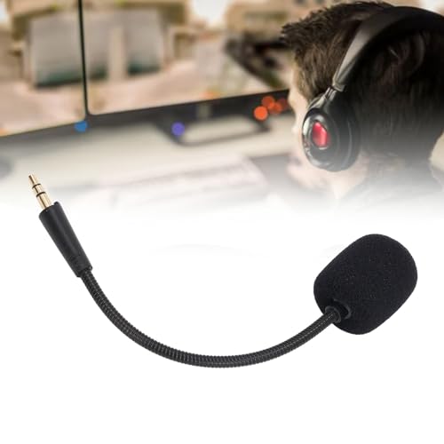 Yosoo Health Gear Game-Headset-Ersatzmikrofon, Abnehmbarer Mikrofonarm mit Vergoldetem 3,5-mm-Stecker für Barracuda X-Gaming-Headsets Bild 5
