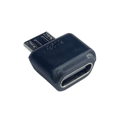 Ergonomischer MicroUSB auf Typ C Adapter, Ersatz für die kabellose Gaming Maus G502, Kunststoff, Metall, MicroUSB auf Typ C Bild 5