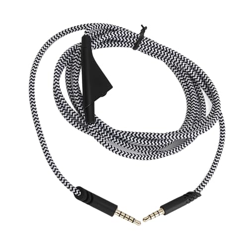 Ersatz-geflochtenes Headset-Verlängerungskabel für Astro A10, A40 und A40TR – Gaming-Kopfhörerverlängerung mit Lautstärkeregler, 3,5-mm-Goldplattierter Stecker, 6,6 Fuß Bild 3