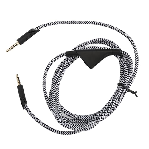 Ersatz-geflochtenes Headset-Verlängerungskabel für Astro A10, A40 und A40TR – Gaming-Kopfhörerverlängerung mit Lautstärkeregler, 3,5-mm-Goldplattierter Stecker, 6,6 Fuß Bild 4