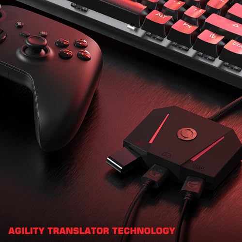 Crossing Platform Tastatur Maus Precisions Gaming Adapter Gaming Zubehör Einfache Installation für VX2 Aim ABS Metall Tastaturkonverter Bild 3