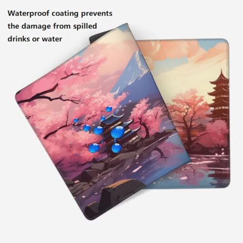 Mauspad XXL 1200x600mm, Japanische Kirschblüte Mousepad XXL Mauspad Gaming Berg Fuji Mouse Pad mit Genähten Kanten, Rutschfest Schreibtisch Unterlage Groß Desk Mat für Tastatur und Maus -MP1130 Bild 5