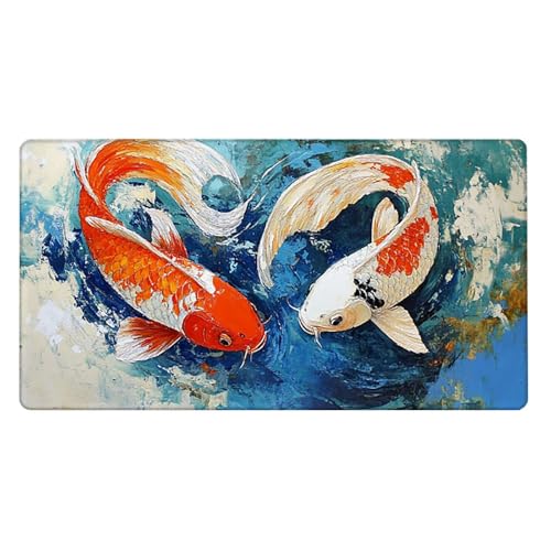 Gaming Mauspad, 100x200cmx3mm GroßEs Mousepad,wasserdichte Gewebe, Rutschfester Gummiunterseite, BüRobedarf, Verbesserte PräZision Und Geschwindigkeit, Der Pool JX2B-377 Bild 2