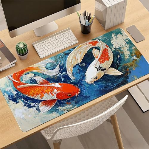 Gaming Mauspad, 100x200cmx3mm GroßEs Mousepad,wasserdichte Gewebe, Rutschfester Gummiunterseite, BüRobedarf, Verbesserte PräZision Und Geschwindigkeit, Der Pool JX2B-377 Bild 4