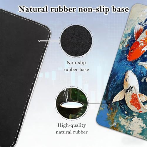 Gaming Mauspad, 100x200cmx3mm GroßEs Mousepad,wasserdichte Gewebe, Rutschfester Gummiunterseite, BüRobedarf, Verbesserte PräZision Und Geschwindigkeit, Der Pool JX2B-377 Bild 5