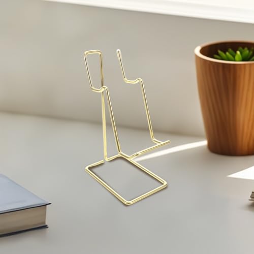 Controller Kopfhörerhalterung aus Metall in Gold mit 2 stöckigem Design Platzsparende Aufbewahrungslösung für Gamecontroller und Headsets im Gaming Zimmer Bild 7
