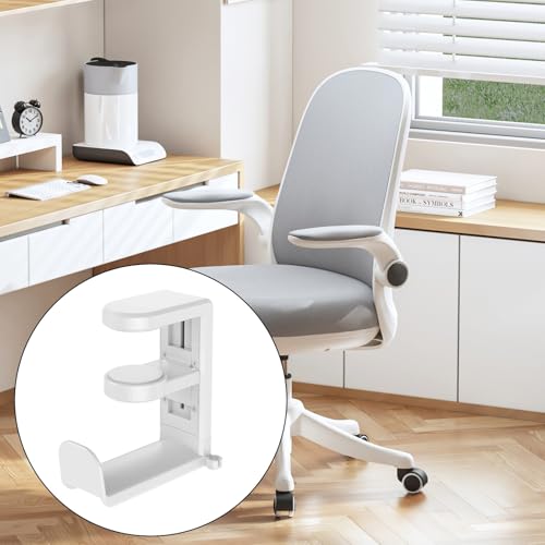Platzsparende Headset Halterung unter dem Schreibtisch, verstellbare drehbare Armklemme, Kabelclip Organizer für Gaming Zubehör, Gaming Headset unter dem Schreibtisch Bild 3