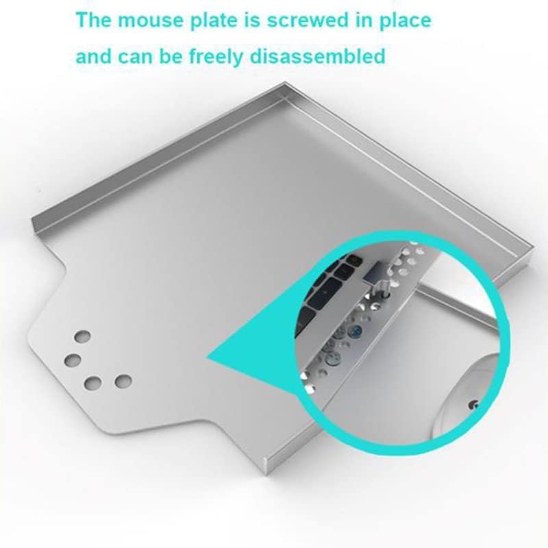 Laptop-Ständer, verstellbare und faltbare Wandhalterung mit Mausablage, platzsparender multifunktionaler Notebook-Ständer für Home Office, Gaming & Workstation Bild 6