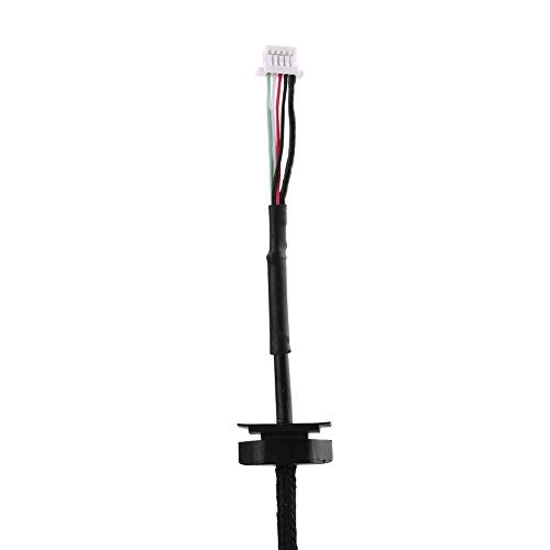 Bewinner Ersatz-USB-Mauskabel für G9/G9X Gaming-Maus, 2 Meter/6,56 Fuß, Hochwertig mit Magnetring, Schwarz Bild 2