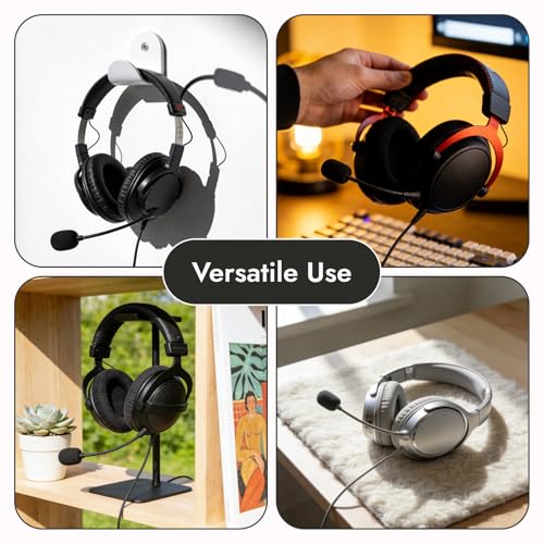 Ersatz-Mikrofon für Gaming-Headsets, abnehmbares Mikrofon mit Rauschunterdrückung, LED-Stummschaltung, kompatibel mit kabelgebundenen & kabellosen Headsets für klare Sprachübertragung beim Gaming Bild 6