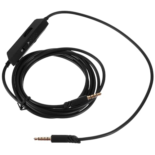 Zerodeko Audio Verlängerungskabel für A10 A40 Gaming Headset mit Mikrofonumschaltung und Lautstärkeregelung Schwarzes Kunststoffkabel für Spielkonsole und Computer Bild 1
