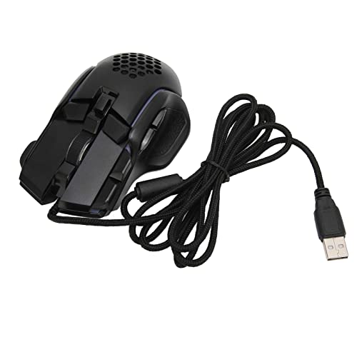 RGB-Gaming-Maus, Kabelgebundene Maus mit 12800 DPI, Programmierbare Tasten, Gaming-Gerät mit 13 RGB-Hintergrundbeleuchtungsmodi, Ideal für 10, 8, 7, Vista und Bild 1