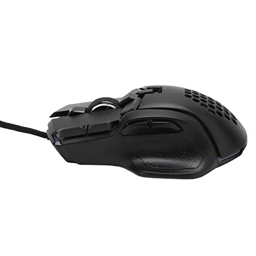 RGB-Gaming-Maus, Kabelgebundene Maus mit 12800 DPI, Programmierbare Tasten, Gaming-Gerät mit 13 RGB-Hintergrundbeleuchtungsmodi, Ideal für 10, 8, 7, Vista und Bild 2