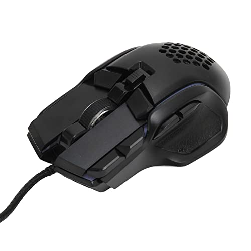RGB-Gaming-Maus, Kabelgebundene Maus mit 12800 DPI, Programmierbare Tasten, Gaming-Gerät mit 13 RGB-Hintergrundbeleuchtungsmodi, Ideal für 10, 8, 7, Vista und Bild 6