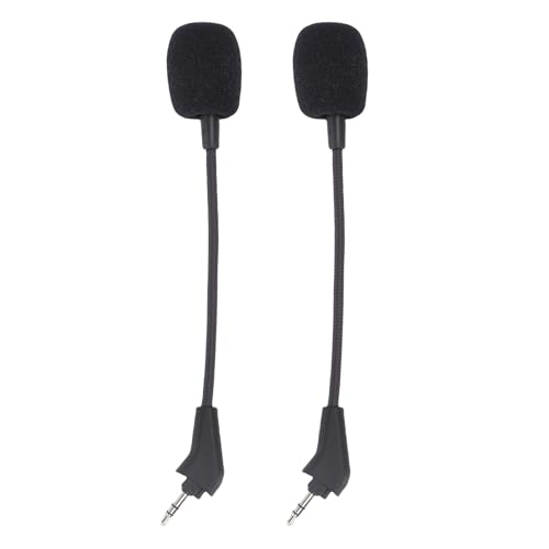 Bewinner Gaming-Headset-Mikrofon-Ersatz für HS50 HS60 HS70, 3,5 Mm Abnehmbares Galgenmikrofon mit Rauschunterdrückung, Biegbarem Design und Winddichtem Schaumstoff Bild 2