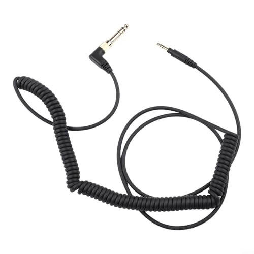 Kopfhörer-Ersatzkabel für EAH-DJ1200 RPDH1200 Gaming-Headset, für gebogenes Feder-Audiokabel mit ABS-Material, verlängerter Draht für Musik u Bild 1