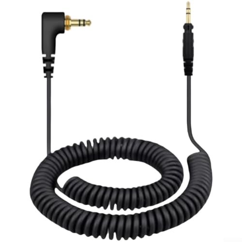 Kopfhörer-Ersatzkabel für EAH-DJ1200 RPDH1200 Gaming-Headset, für gebogenes Feder-Audiokabel mit ABS-Material, verlängerter Draht für Musik u Bild 4