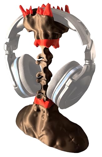 Generisch Gaming Kopfhörerhalter Monster Design - Headset Ständer - Lustiger & Ausgefallener Halter für Gaming Setup - Deko & Geschenk für Gamer - Kompatibel mit gängigen Gaming-Headsets Bild 5
