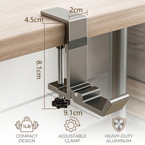 Headset Halterung 2026, Faltbar Headset Ständer Tisch Aluminium Kopfhörer Ständer, Mit Magnetischem Verschluss, Platzsparend, Für Gaming-Kopfhörer, Handtasche, Regenschirm Bild 6