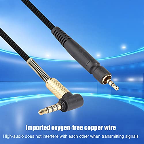 OFC Sauerstofffreies Kupfergeflochtenes Gaming-Headset-Kabel High Fidelity 51,1 Zoll G4ME ONE/PC 373D, Schwarz (Telefonversion) Bild 6