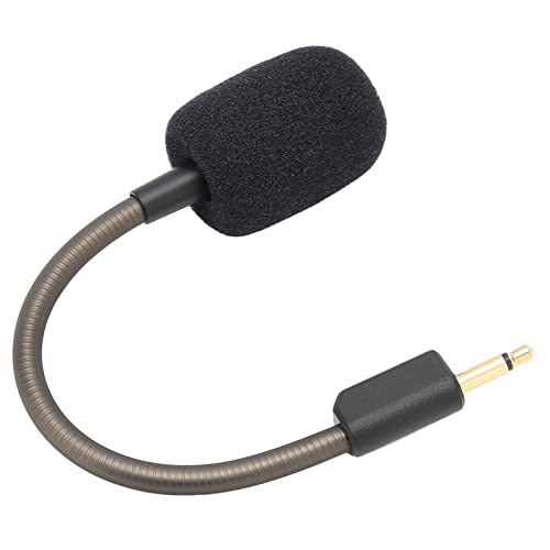 Denash Abnehmbares Ersatzmikrofon für BlackShark V2 V2 Pro SE, Verstellbarer Mikrofonarm, Rauschunterdrückung, Plug-and-Play, Geeignet für Gamer, Sauerstofffreies Kupfer + PVC-Material Bild 1