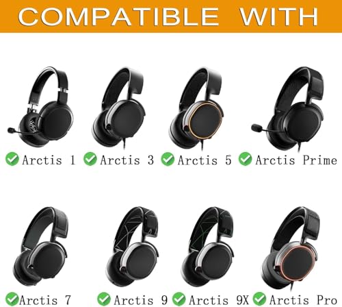 Arctis 7 Ersatz-Ohrpolster, kompatibel mit SteelSeries Arctis 3 / Arctis 5 / Arctis 7 Arctis 9 / Arctis 1 / Arctis Pro Lossless Wireless Gaming Headset (Burgundy) Bild 2